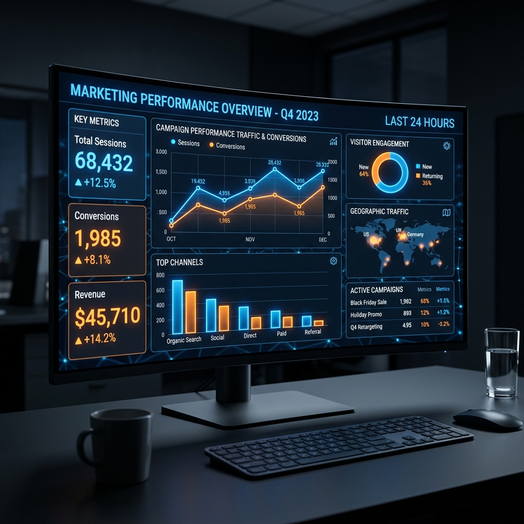 SEO and Analytics Dashboard